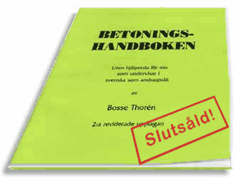 Betoningshandboken - sluts�ld